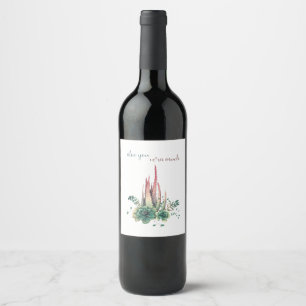 Étiquette Pour Bouteilles De Vin Étiquette Vin - Aloe You Vera Beaucoup