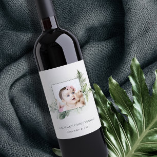 Étiquette Pour Bouteilles De Vin Éucalyptus Rustique Foline Foliing Photo Christeni