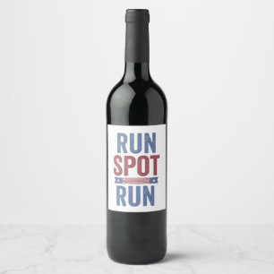 Étiquette Pour Bouteilles De Vin Exécuter l'élection présidentielle Trump 2024