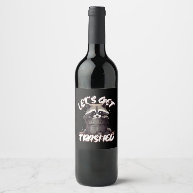 Étiquette Pour Bouteilles De Vin Faisons-nous piller (Devant)