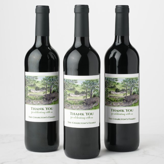 Étiquette Pour Bouteilles De Vin Ferme à chauffage domestique Thirlmere Lake Distri (Bouteilles)