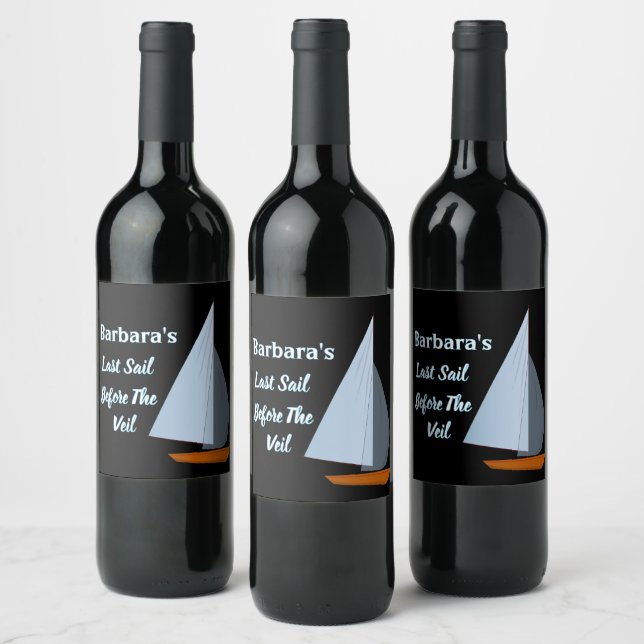 Étiquette Pour Bouteilles De Vin Fête de Bachelorette personnalisée (Bouteilles)