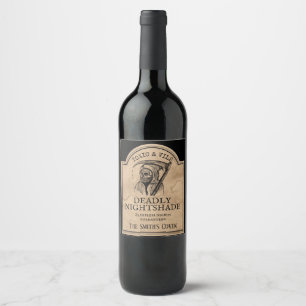 Étiquette Pour Bouteilles De Vin fête d'halloween personnalisée Bouteille de potion
