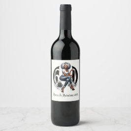 Étiquette Pour Bouteilles De Vin Fierce & Fabulous at 60
