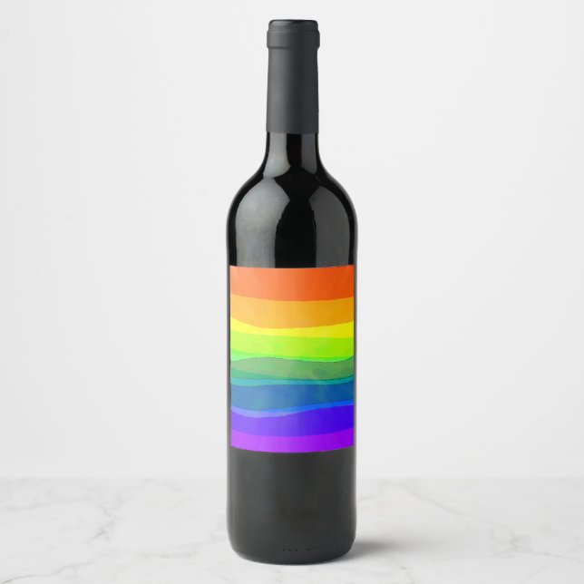 Étiquette Pour Bouteilles De Vin Fière D'Être Moi Coussin (Devant)