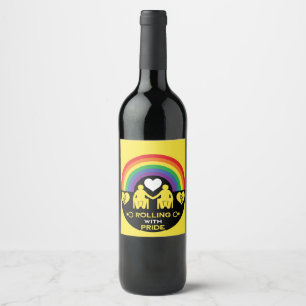 Étiquette Pour Bouteilles De Vin Fierté LGBTQ Gay Handelchair