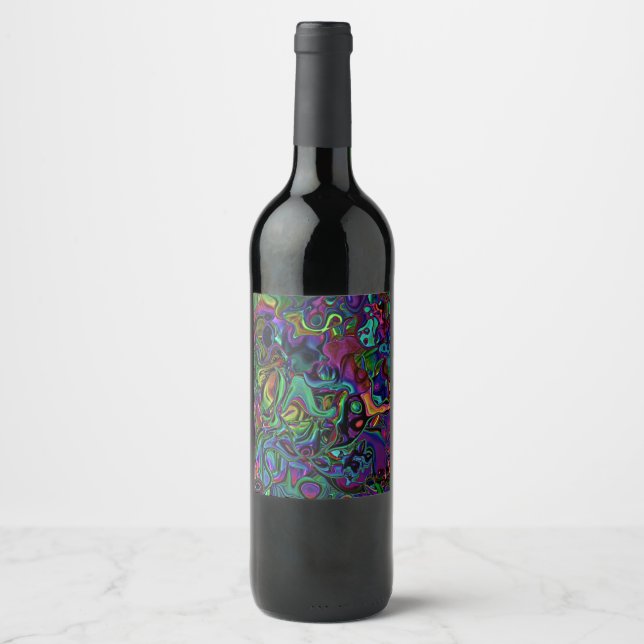 Étiquette Pour Bouteilles De Vin Fonte cérébrale (Devant)