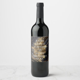 Étiquette Pour Bouteilles De Vin Food and Beverage Label Set