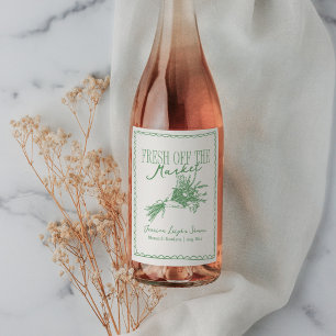 Étiquette Pour Bouteilles De Vin Fraîchement sortie du marché : Baby shower vert po