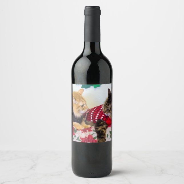 Étiquette Pour Bouteilles De Vin Frères (Devant)