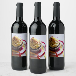 Étiquette Pour Bouteilles De Vin Gâteau personnalisé