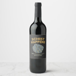 Étiquette Pour Bouteilles De Vin Géologie