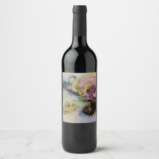 Étiquette Pour Bouteilles De Vin Golden blush dream