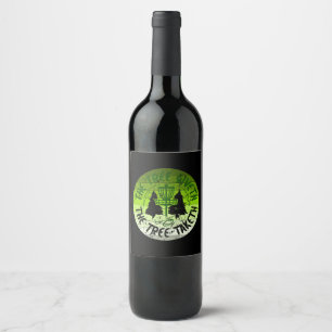Étiquette Pour Bouteilles De Vin Golf sur disque