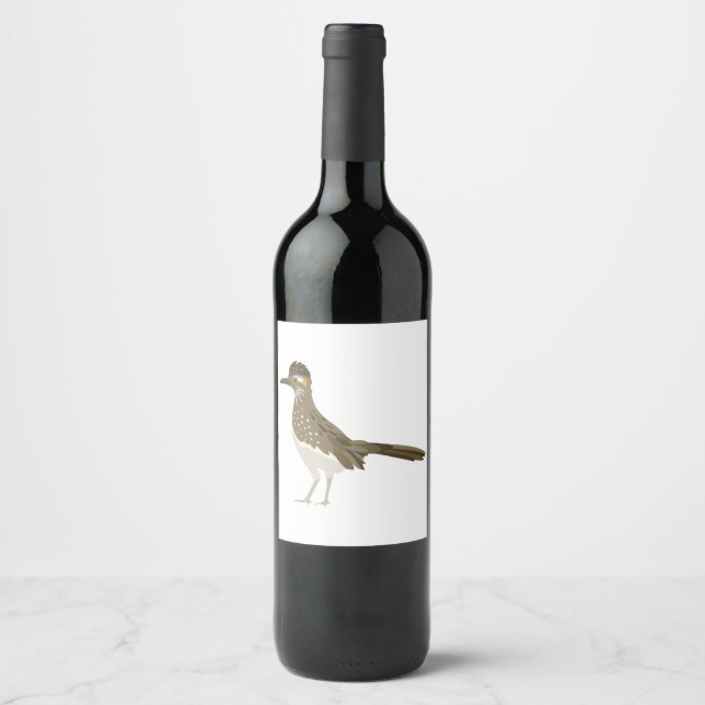Étiquette Pour Bouteilles De Vin Grand Roadrunner (Devant)
