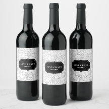 Grape vine black and white Elegant Aesthetic.