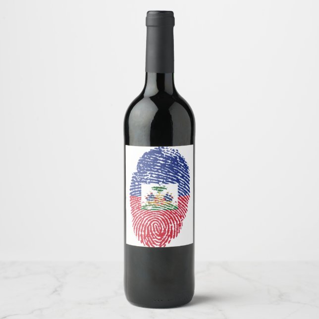 Étiquette Pour Bouteilles De Vin Haïti (Devant)
