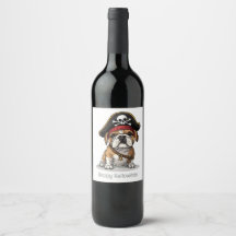 Happy Halloween Pirate English Bulldog