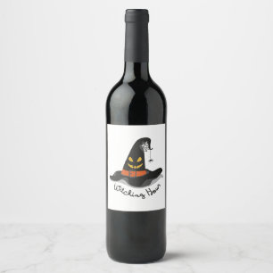 Étiquette Pour Bouteilles De Vin Heure de sorcellerie