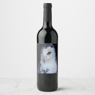 Étiquette Pour Bouteilles De Vin Hibou mignon de Milou