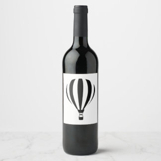 Étiquette Pour Bouteilles De Vin Hot Air Balloon