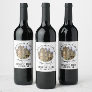 Étiquette Pour Bouteilles De Vin Hôtel Branded