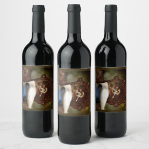 Étiquette Pour Bouteilles De Vin Hound afghan