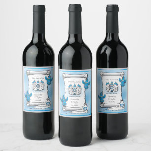 Étiquette Pour Bouteilles De Vin Il était une fois
