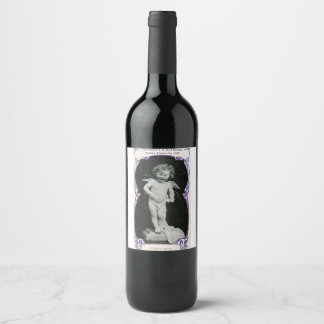 Étiquette Pour Bouteilles De Vin Impression de l'ange triste Cherub
