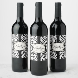 Étiquette Pour Bouteilles De Vin Impression Zebra