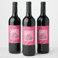 Impression Zèbre rose
