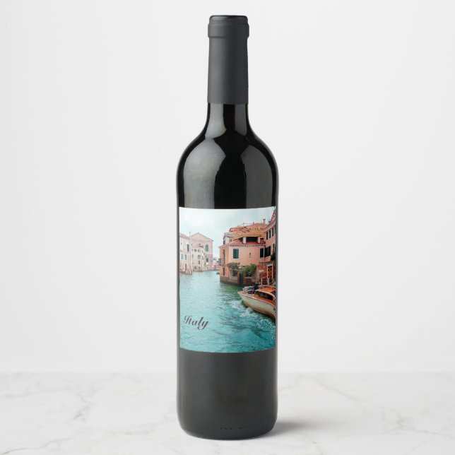 Étiquette Pour Bouteilles De Vin Italie Venise (Devant)