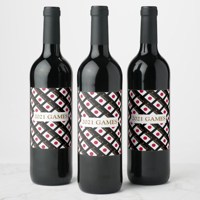 ÉTIQUETTE POUR BOUTEILLES DE VIN JAPON (Bouteilles)