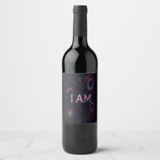 ÉTIQUETTE POUR BOUTEILLES DE VIN JE SUIS