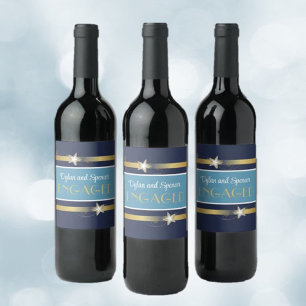 Étiquette Pour Bouteilles De Vin Jeu d'engagement classique et amusant