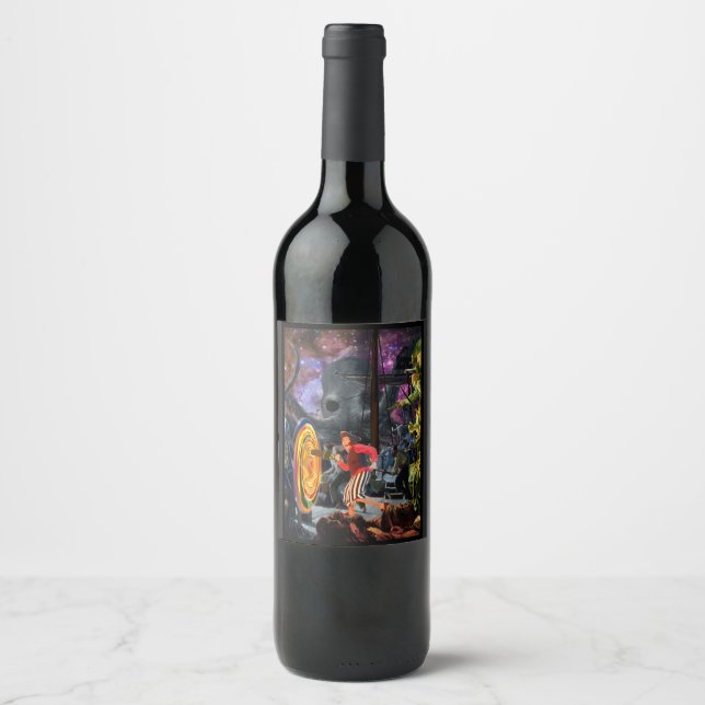 Étiquette Pour Bouteilles De Vin Jours de pirates (Devant)