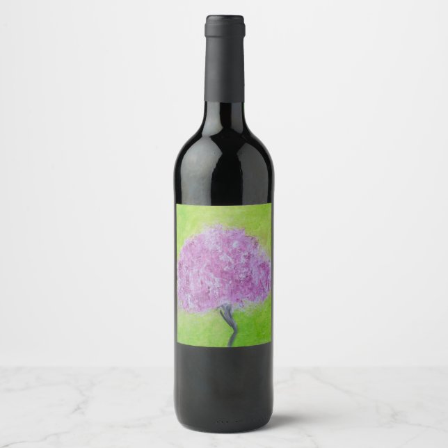 Étiquette Pour Bouteilles De Vin Joyeux (Devant)