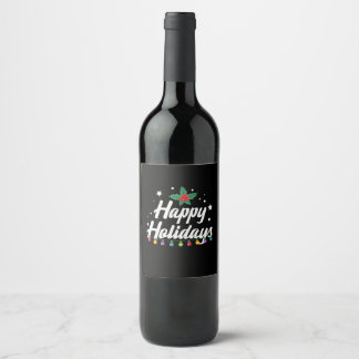 Étiquette Pour Bouteilles De Vin Joyeux Noël