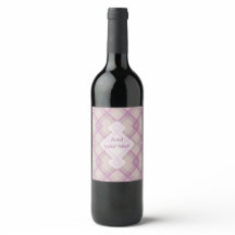 Joyeux violet & crème, blanc Chèques Guerre