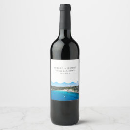 Étiquette Pour Bouteilles De Vin Konnos Bay Chypre