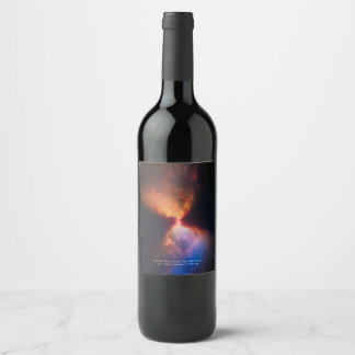 Étiquette Pour Bouteilles De Vin L1527 et Protostar - Télescope spatial James Webb