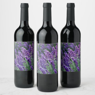 Étiquette Pour Bouteilles De Vin Lavande Lusace
