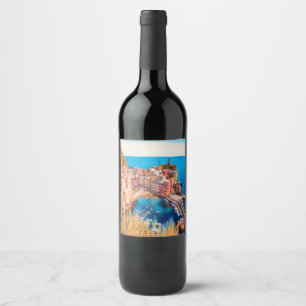 Étiquette Pour Bouteilles De Vin ldp VERNAZZA - Cinque Terre -