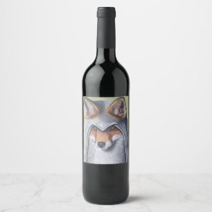 Étiquette Pour Bouteilles De Vin Le Foxy Assassin