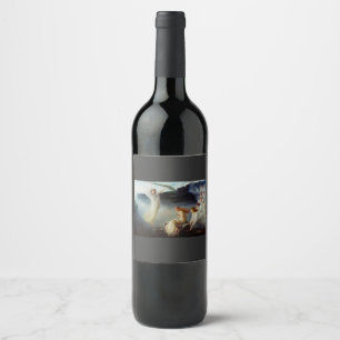 Étiquette Pour Bouteilles De Vin Le martyre de Saint Cristina