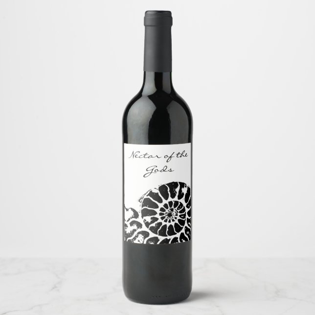 Étiquette Pour Bouteilles De Vin Le nectar des dieux (Devant)