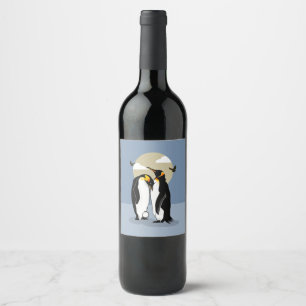 Étiquette Pour Bouteilles De Vin L'empereur PENGUINS
