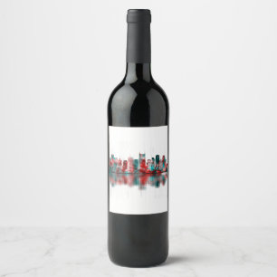 Étiquette Pour Bouteilles De Vin Ligne du Tennessee