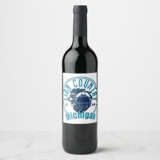 Étiquette Pour Bouteilles De Vin Lions country