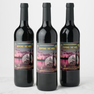 Étiquette Pour Bouteilles De Vin lot d'étiquettes